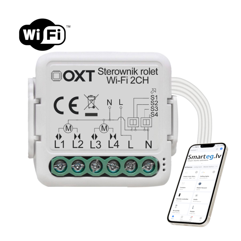 Wi-Fi 2 roller relay (2 way)