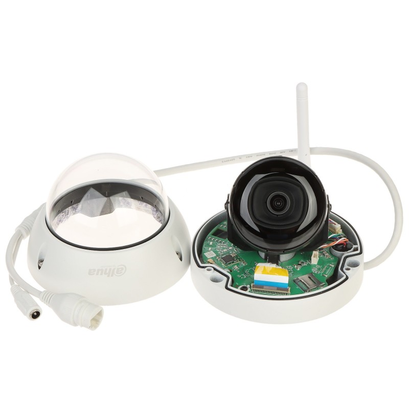 IP VANDALPROOF KAMERA IPC-HDBW1430DE-SW-0280B Wi-Fi — 4 MPx 2,8 mm DAHUA