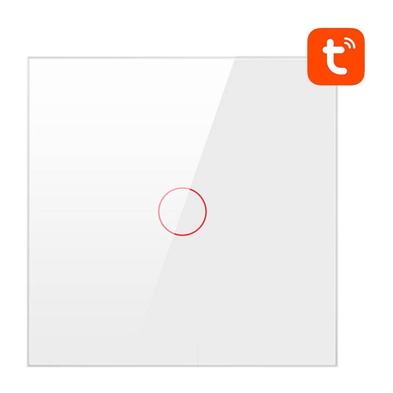 Smart Light Switch WiFi TS02-EU-W1 1 way TUYA (white) Avatto