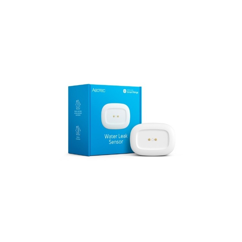 Датчик утечки воды Aeotec, совместимый со SmartThings, с протоколом Zigbee 3.0 (GP-AEOWLSEU)