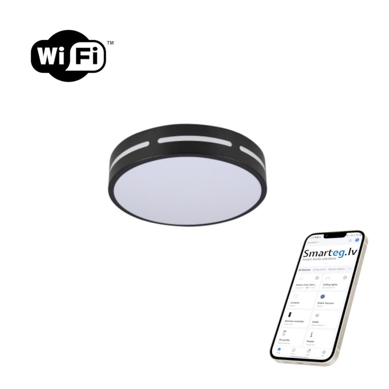 LED RGB Ceiling light round 30cm 24W Wi-Fi