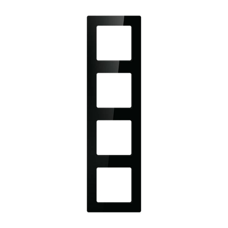 Quadruple frame socket N-TS10-Frame-B4 (black) Avatto