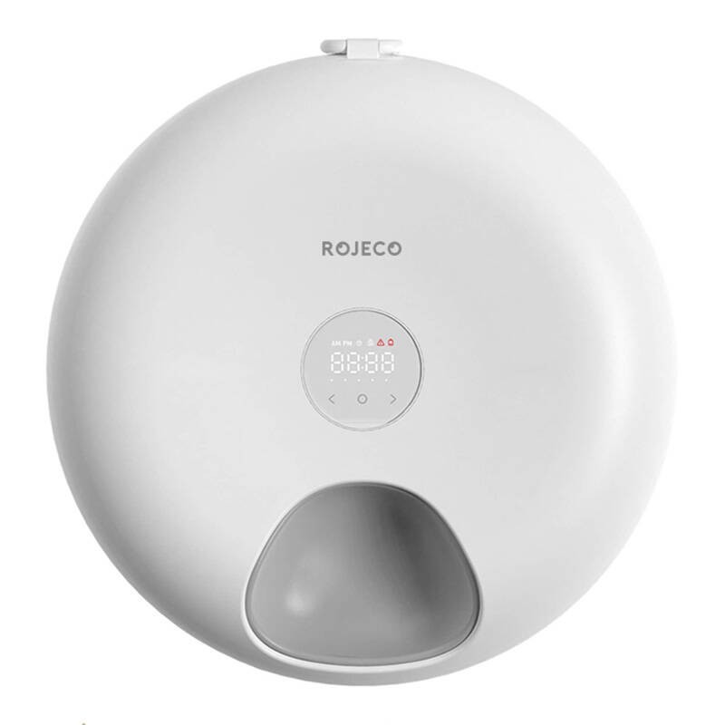 6 ēdienu automātiskā mājdzīvnieku barotava 3600 mAh Rojeco