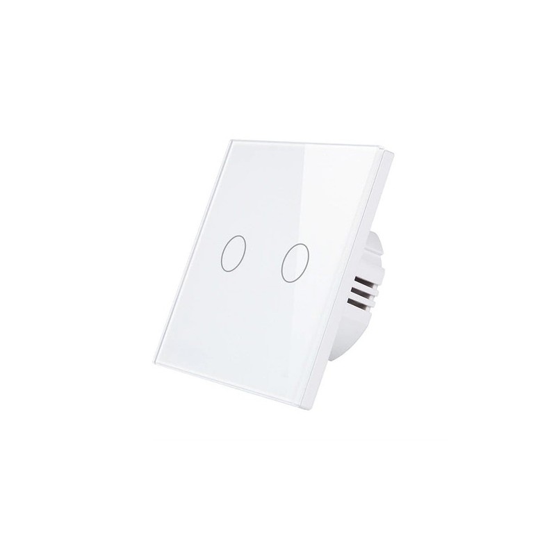 SmartWise Z2-LS 2-местный интеллектуальный настенный сенсорный переключатель Zigbee (один провод под напряжением)
