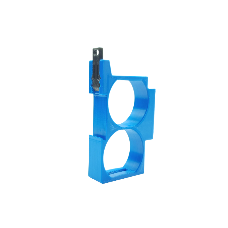 Double DIN rail adapter for Shelly 1 and Shelly 1PM smart relay switches