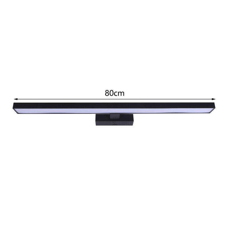 PINNA Smart sienas stiprinājums 80cm 34W 2378lm melns Zigbee 3.0