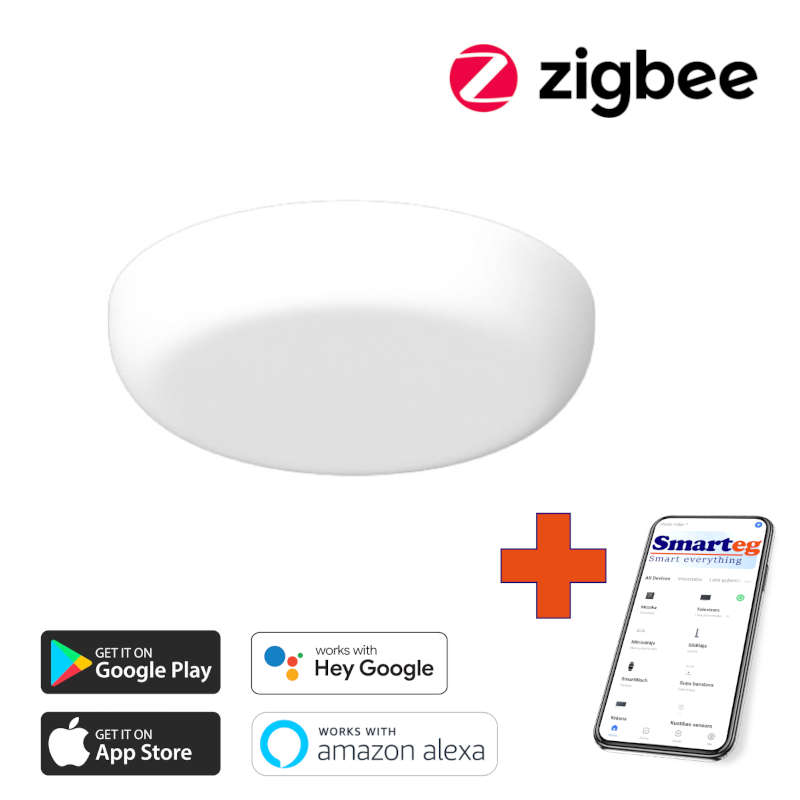 Smart celling lamp 18cm 24W white (Zigbee)