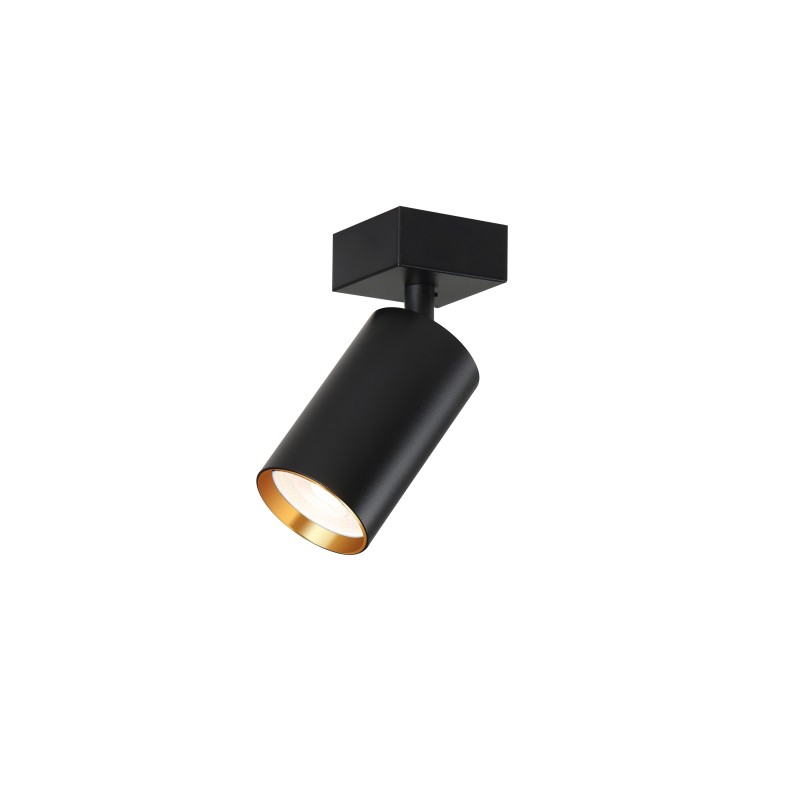 liTE PUNTO-1 Smart spotlight black GU10 6W, RGB+CCT WiFi BEACON