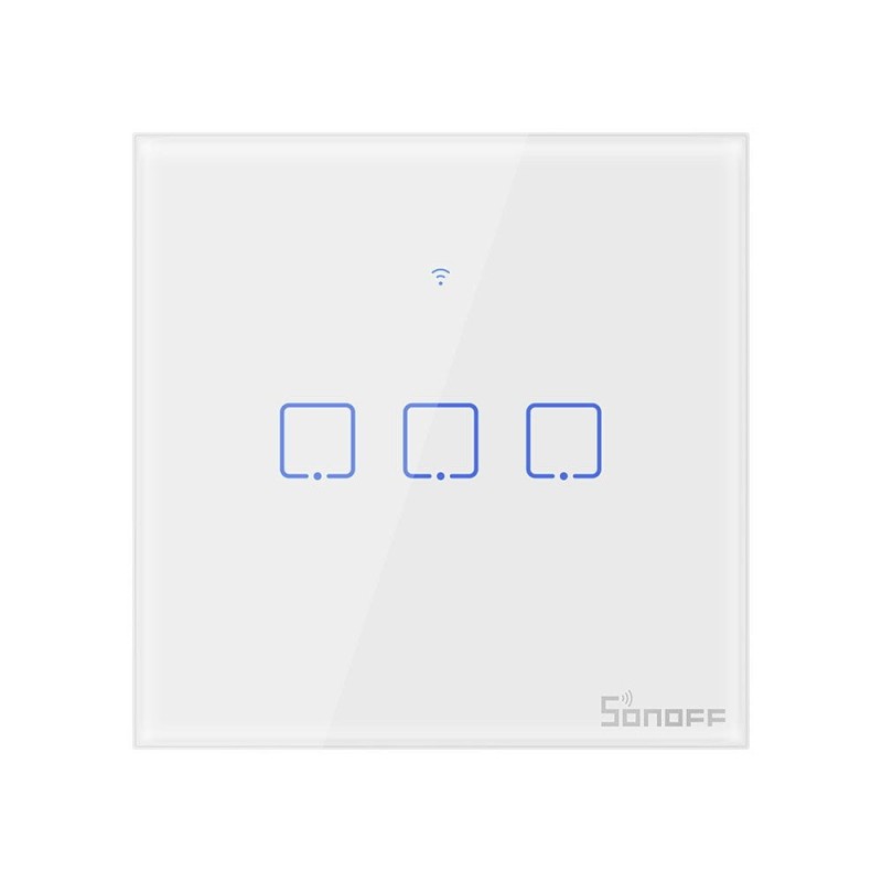 Умный переключатель Wi-Fi Sonoff T0 EU TX (3 канала)