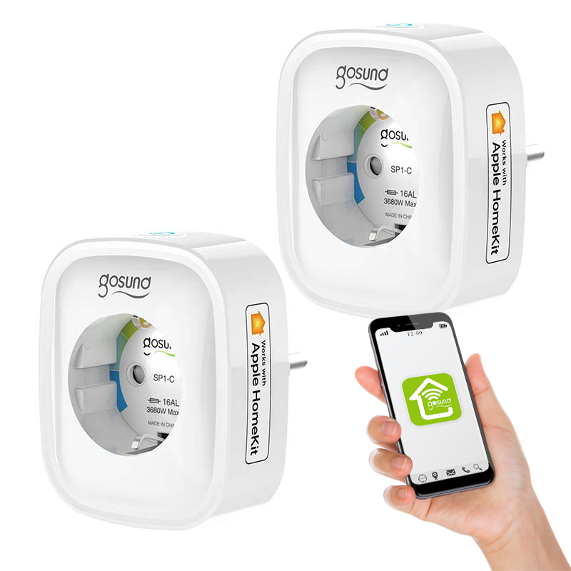 Smart socket Wi-Fi (2-pack) (HomeKit)