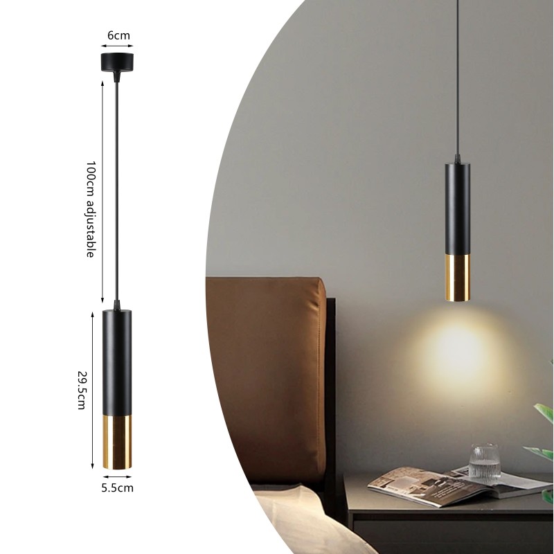 PUNTO-ZG Smart ceiling pendant spotlight GU10, 4,8W RGB+CCT Zigbee 3.0