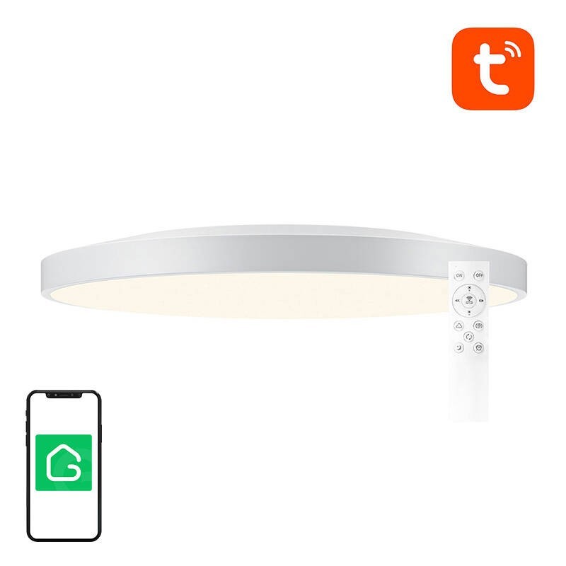 Умный потолочный светильник 30 см Bluetooth 16M RGBCW Gosund LB13 1600лм Tuya + пульт дистанционного управления.