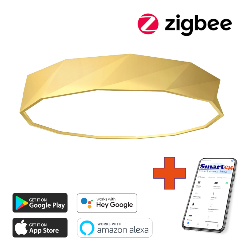 Smart celling lamp 80cm 60W Zigbee
