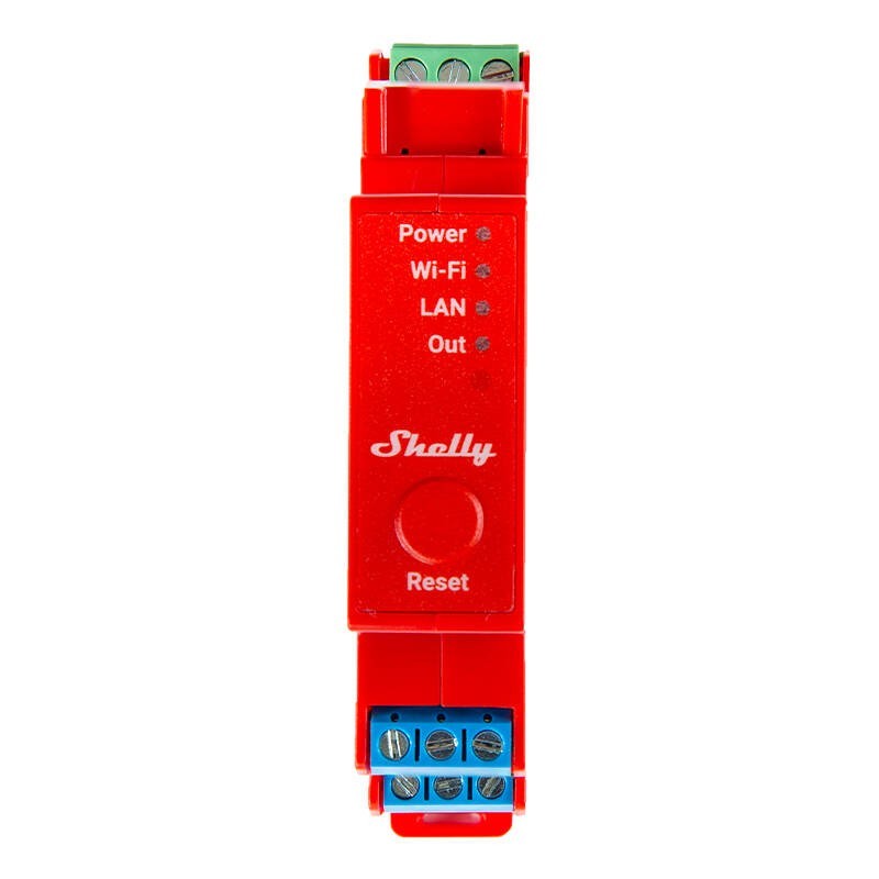 Smart Switch Pro 1PM на DIN-рейку с измерением мощности, 1 канал Shelly