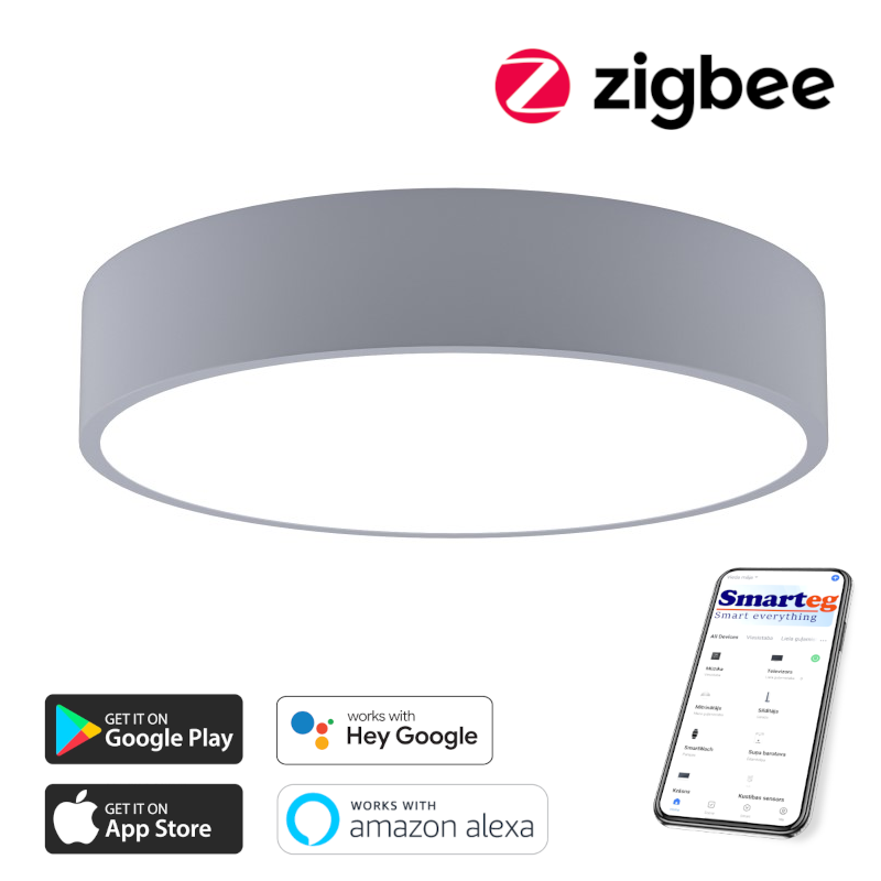 Умная потолочная лампа 60см 50Вт Zigbee