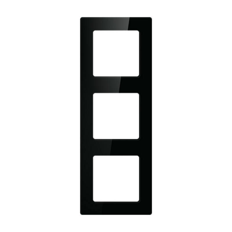 Трехрамочная розетка N-TS10-Frame-B3 (черная) Avatto