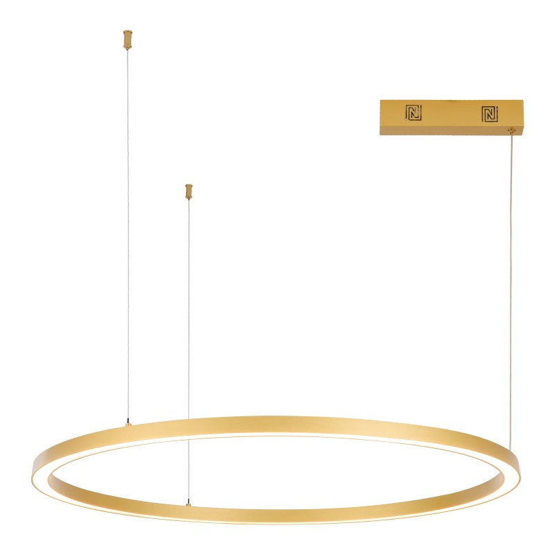 FINO NEW Smart pendant light gold 80cm CCT 60W, Zigbee 3.0