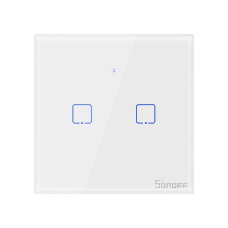Умный коммутатор Wi-Fi Sonoff T0 EU TX (2-канальный)