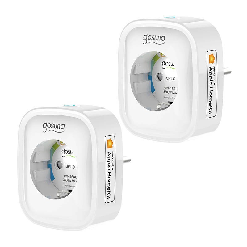 Smart socket WiFi SP1-H (2-pack)(HomeKit) Gosund