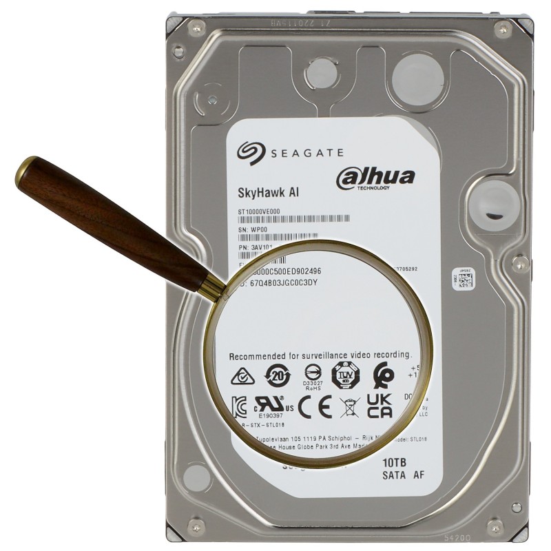 HDD DVR DVR HDD-ST10000VE000 10TB 24/7 SkyHawk AI SEAGATE