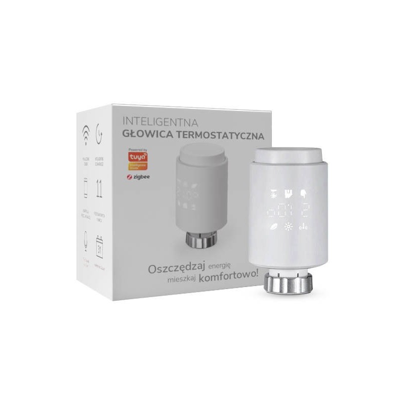 Термостатическая головка GTZ08 ZigBee 3.0 TUYA