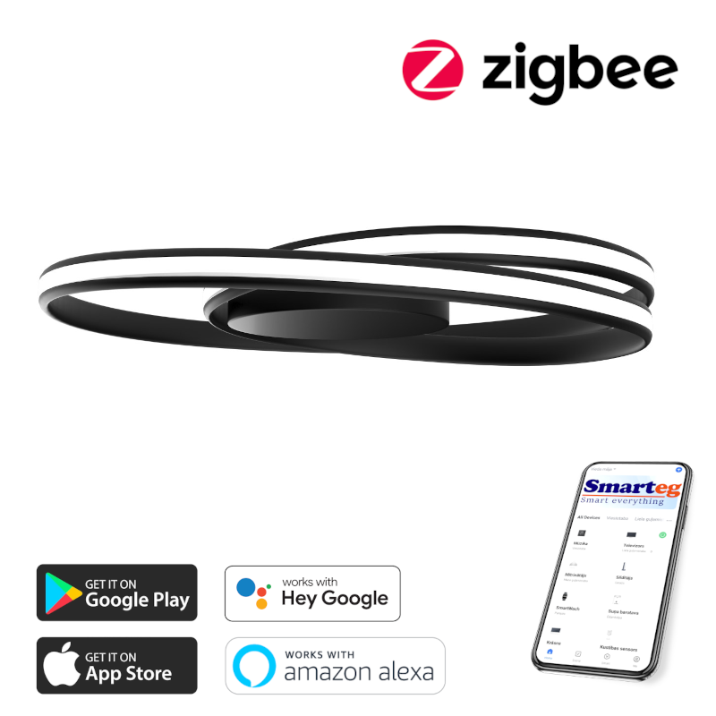 Умная потолочная лампа 70см 35Вт Zigbee