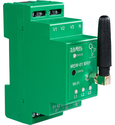 ELEKTROENERĢIJAS MONITORS MEW-01/MRP TRĪSFĀZU ZAMEL
