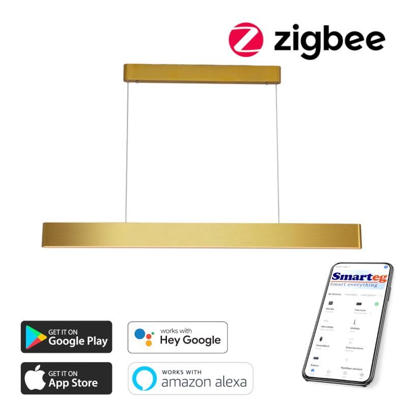 LED lampa 80cm, 60W Zigbee