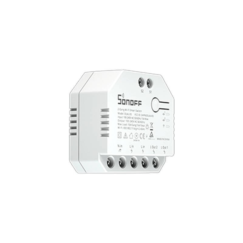 Viedais slēdzis WiFi Dual R3 Sonoff