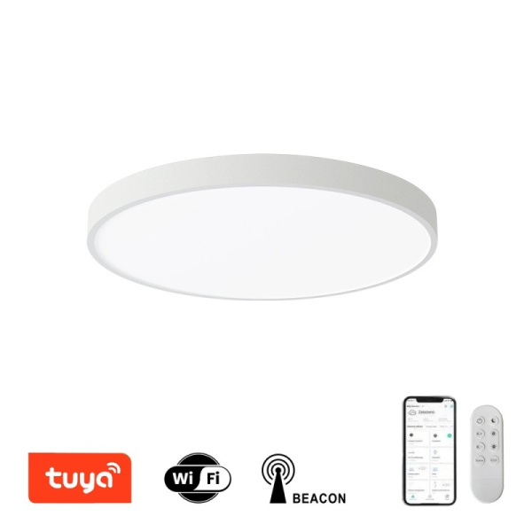 Умный потолочный светильник  lITE SemPliCI БЕЛЫЙ 50 см 48 Вт 3468 лм Tuya WiFi BEACON