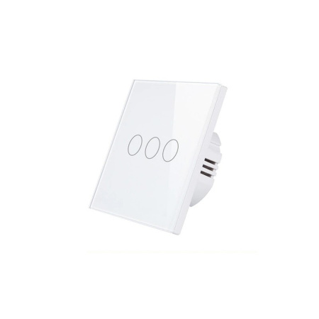 SmartWise Z3-LS 3 grupu Zigbee viedais sienas skārienslēdzis (viena sprieguma vads)