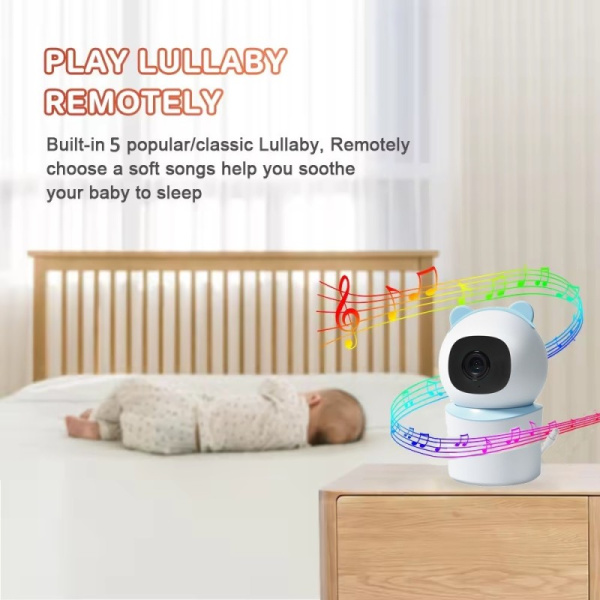 Smart Security indoor camera BABY, 355° 50° P/T, WiFi, 4MP, blue