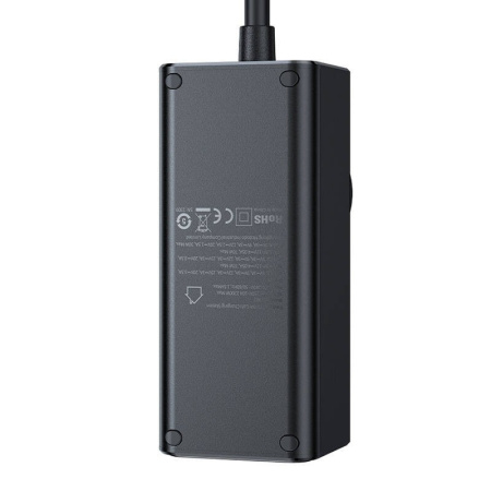 Barošanas bloks GaN McDodo CH-4620 EU 70W, 2x USB-C, 1x USB (melns)