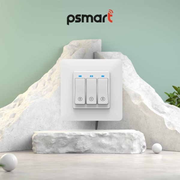 Белый роликовый переключатель 3 кнопки Zigbee