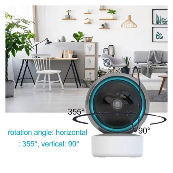 Smart Security camera EYE, 355°, WiFi, P / T, 5MP, ONVIF