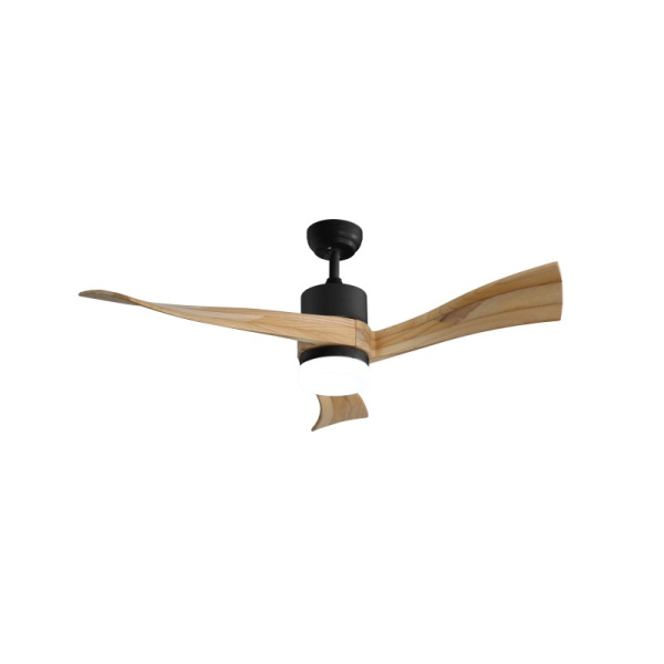 SOFISTICADO Smart LED griestu lampa ar ventilatoru Tuya WiFi melns/koks