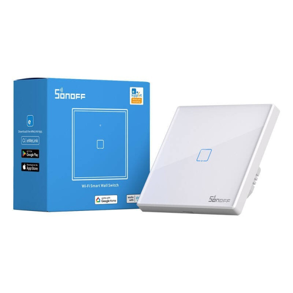 Умный коммутатор WiFi + RF 433 Sonoff T2 EU TX (1-канальный) обновлен