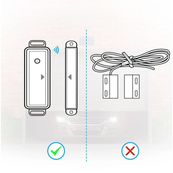 Garage door module relay RF+Wi Fi