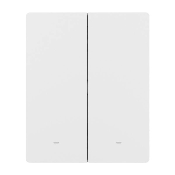 Умный настенный выключатель M5-2C-80W WiFi Matter (2-канальный, для рамки)