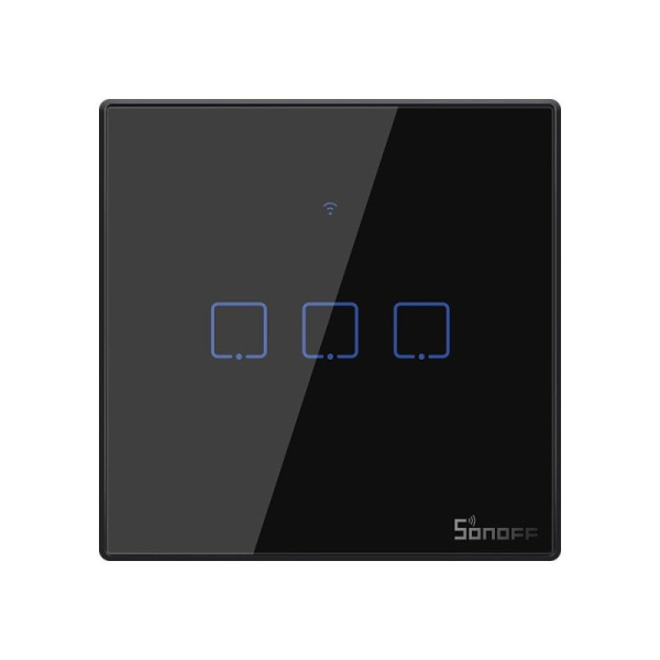 Smart Switch WiFi + RF 433 Sonoff T3 EU TX (3 kanāli)