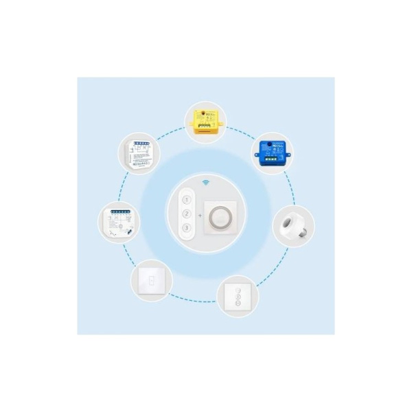 Zigbee 3ch-9programmu tālvadības pults