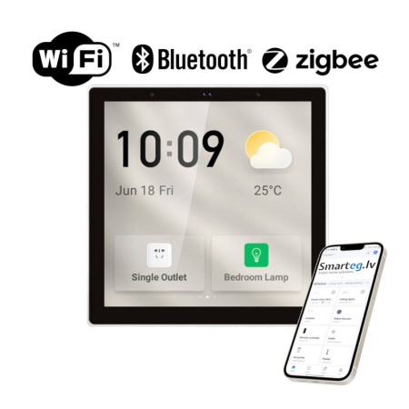 Viedais vadības panelis Avatto T6E Wi-Fi Ble Zigbee Tuya