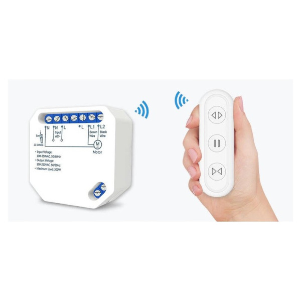Rullīšu relejs + tālvadības pults Wi-Fi