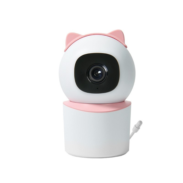 Smart Security iekštelpu kamera BABY, 355° 50° P/T, WiFi, 4MP, rozā