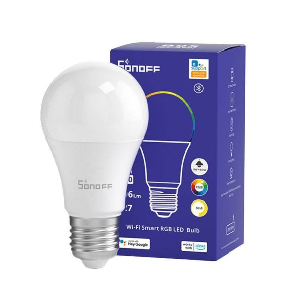 Умная светодиодная Wi-Fi лампа Sonoff B02-BL-A60