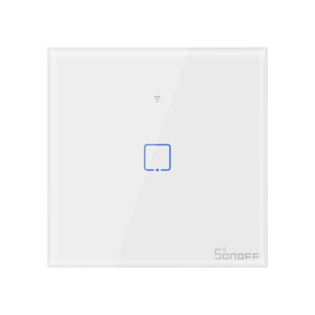 Smart Switch WiFi + RF 433 Sonoff T1 EU TX (1 kanāls)