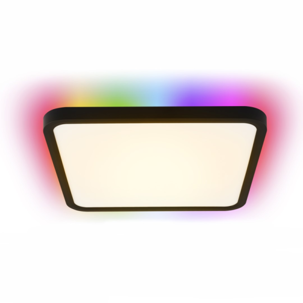 TUDO Умный потолочный светильник с RGB подсветкой 40х40см, 50Вт Tuya WiFi черный
