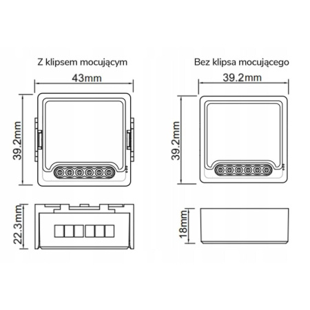 Garāžas durvju relejs Wi-Fi+antena
