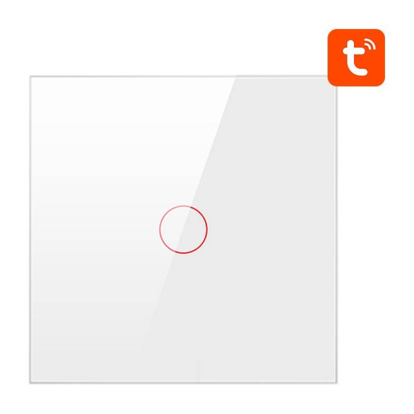 Viedais gaismas slēdzis ZigBee ZTS02-EU-W1 1 virziena TUYA (balts) Avatto