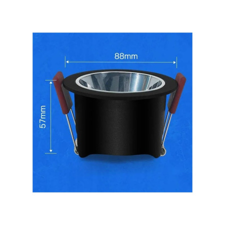 LED griestu lampa 12W RGB+CCT 60 grādi melns GL ZigBee HUE TUYA